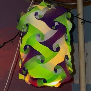 Colorful Geometric Hanging Lamp